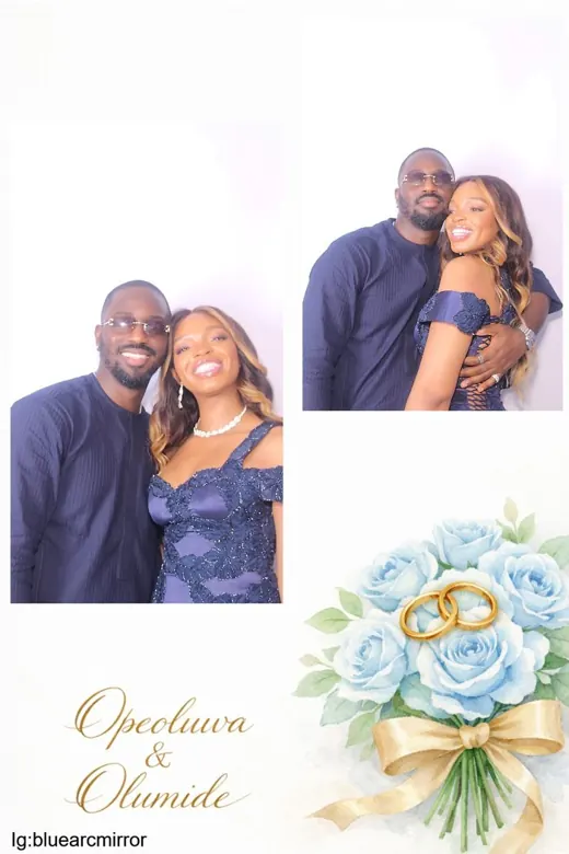 Wedding print for Opeoluwa and Olumide