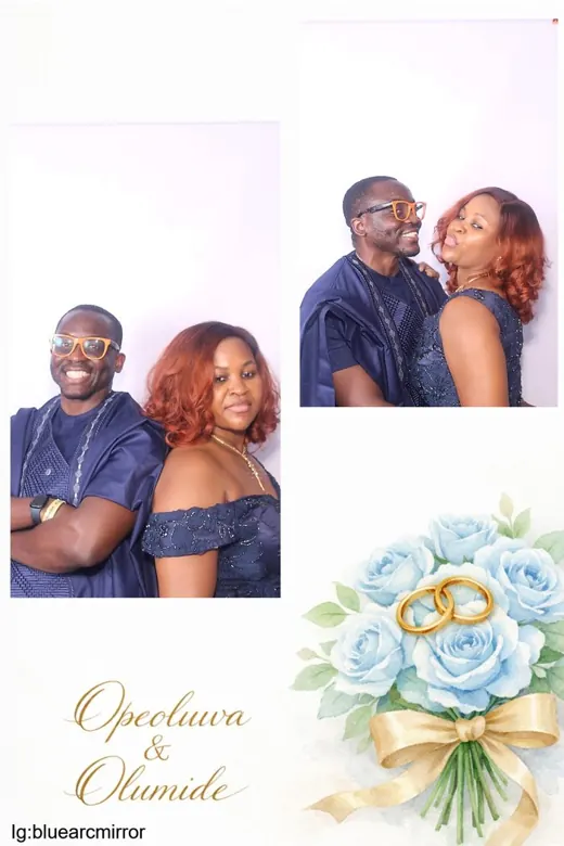 Wedding print for Opeoluwa and Olumide